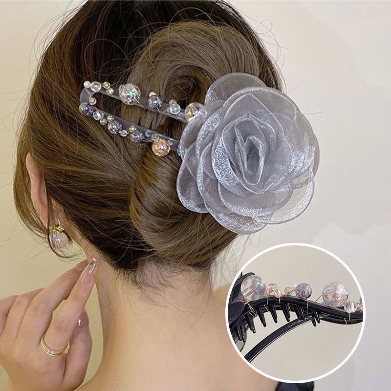 Elegant Flower Hair Clip