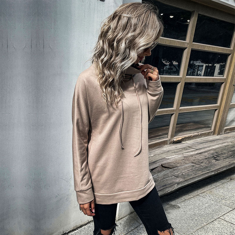 Pile Neck Sweatshirt