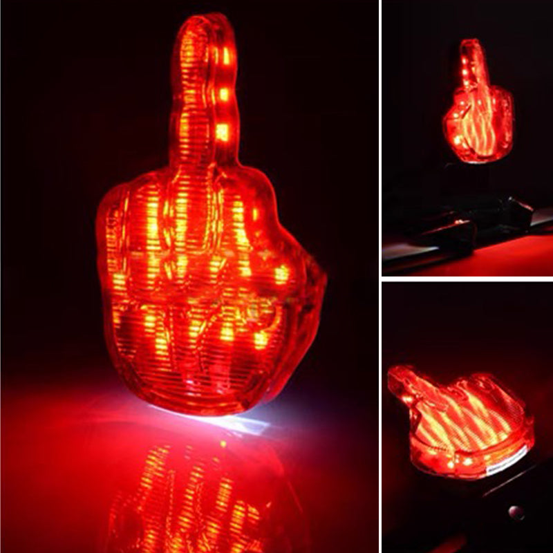 Middle Finger Rear Light