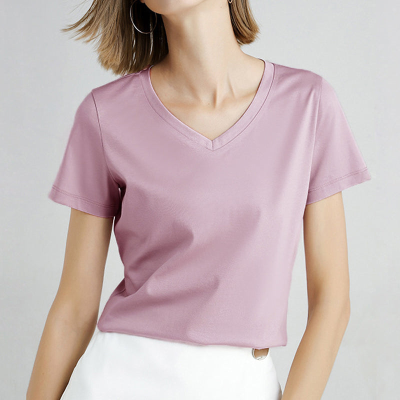 Solid Color Simple T-Shirt