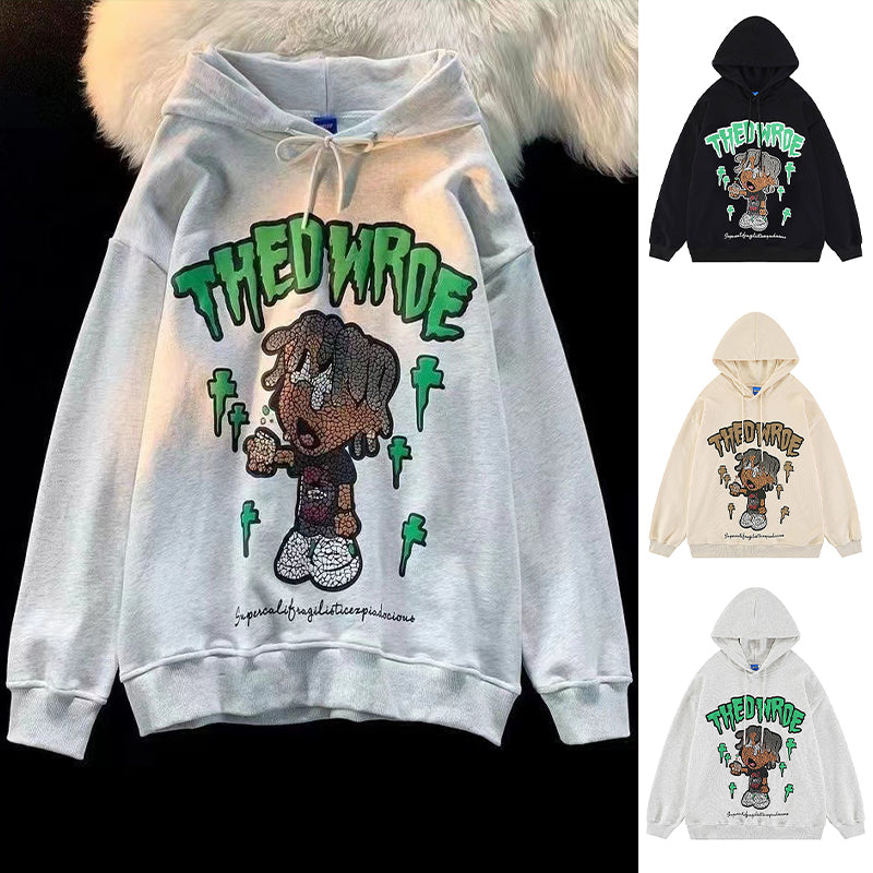 Autumn print hoodie