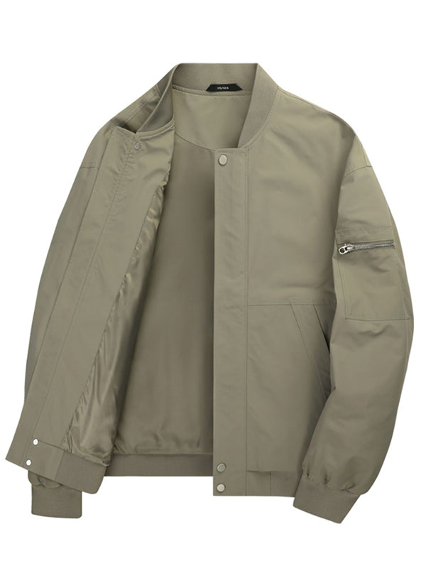 Men's Baseball Collar Jacket