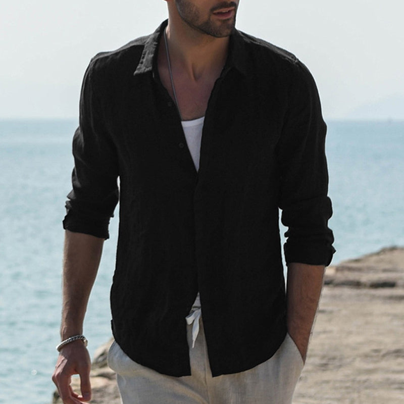 Men's Cotton Linen Shirt