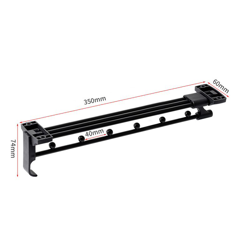 Wardrobe Top Mounted Telescopic Clothes Hanger