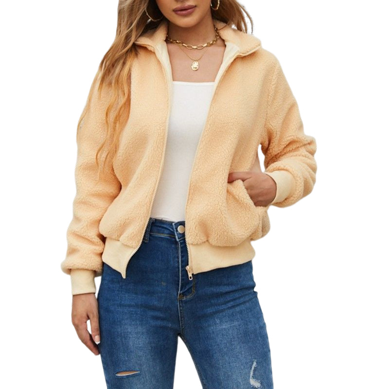 Lapel Loose Pocket Jacket