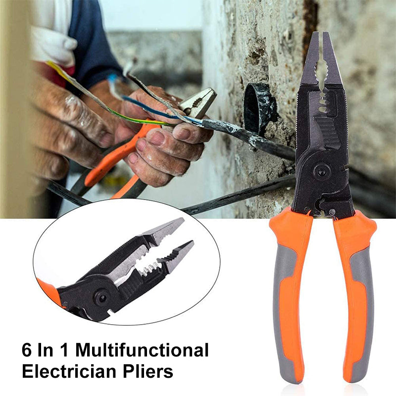 6 In 1 Multifunctional Electrician Plier