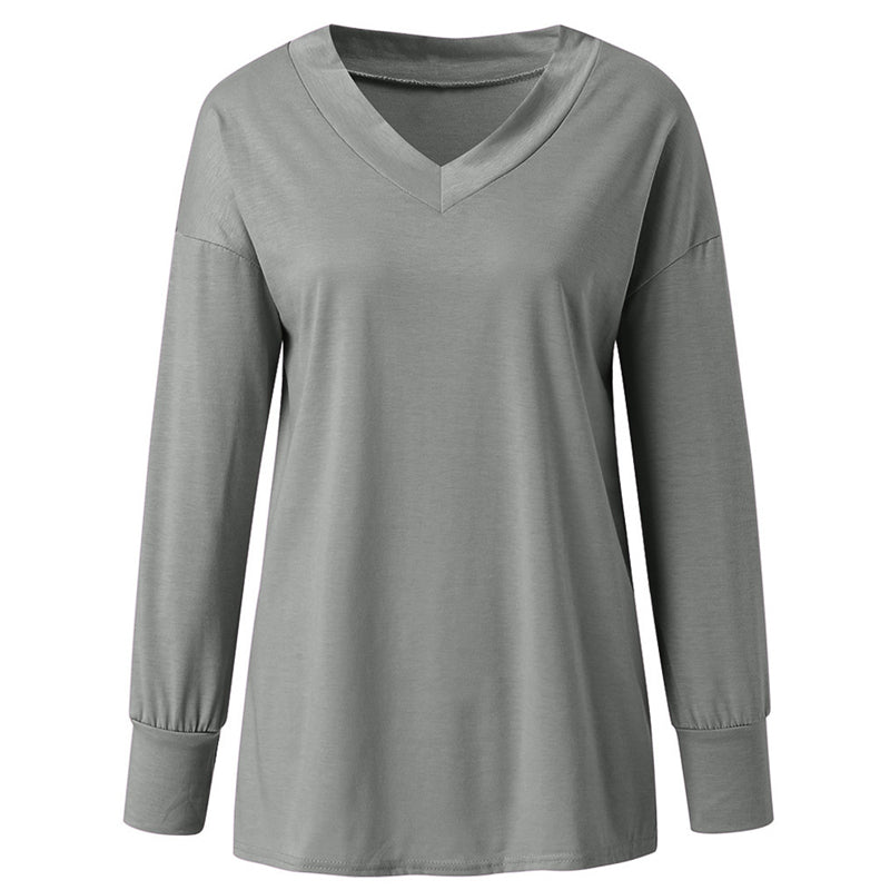 Long Sleeve V-Neck T-Shirt