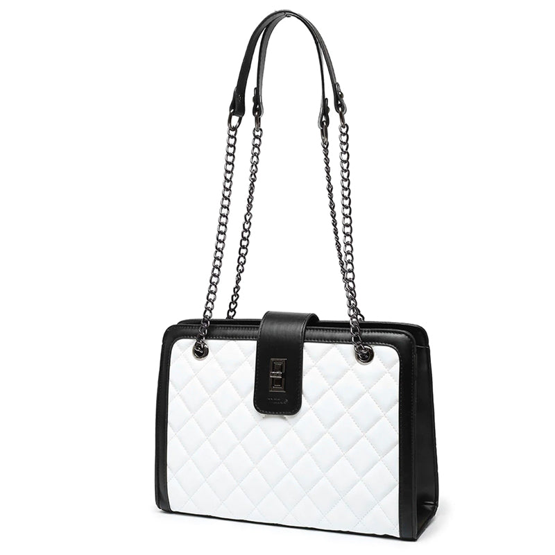 Rhombus Chain Small Square Bag