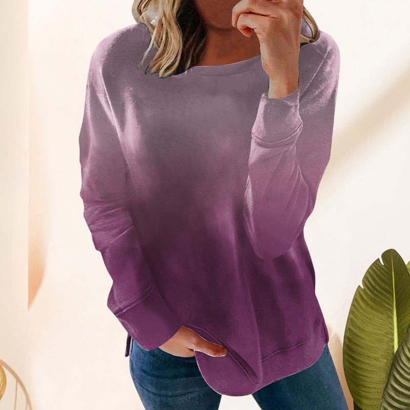 Gradient Polo Crewneck Sweatshirt