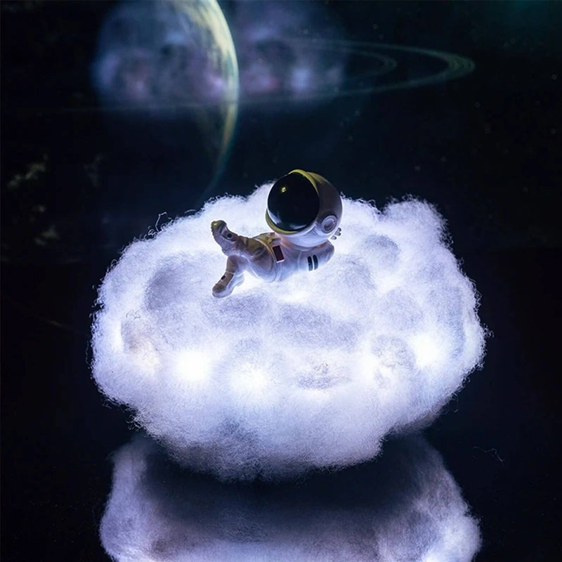 Colorful Clouds Astronaut LED Lamp