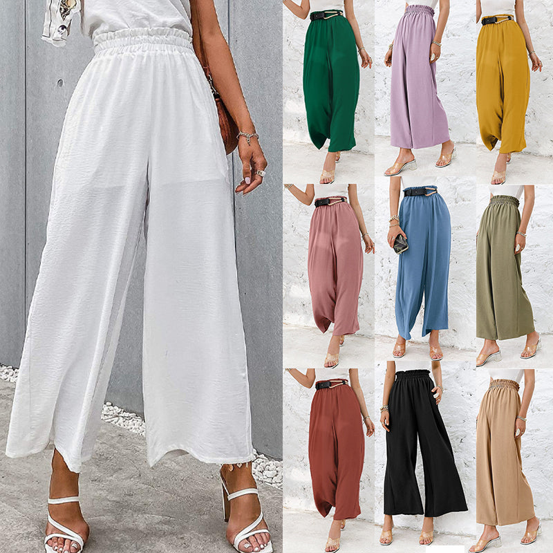 High Waist Wide Leg Casual Loose Pants