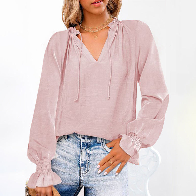 Cuff Flared Shirt