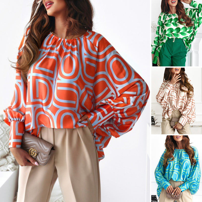 Fashion Print Spring Flowy T-shirt