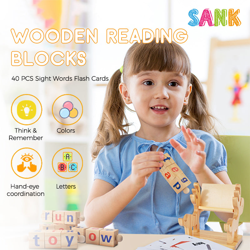 Wooden Reading Blocks