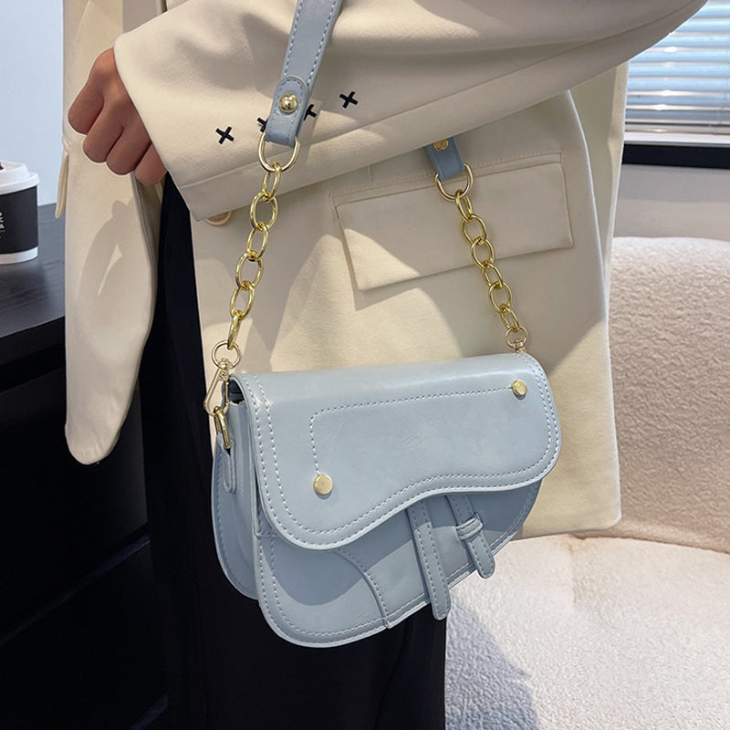 Luxury Vintage Ornament Saddle Bag