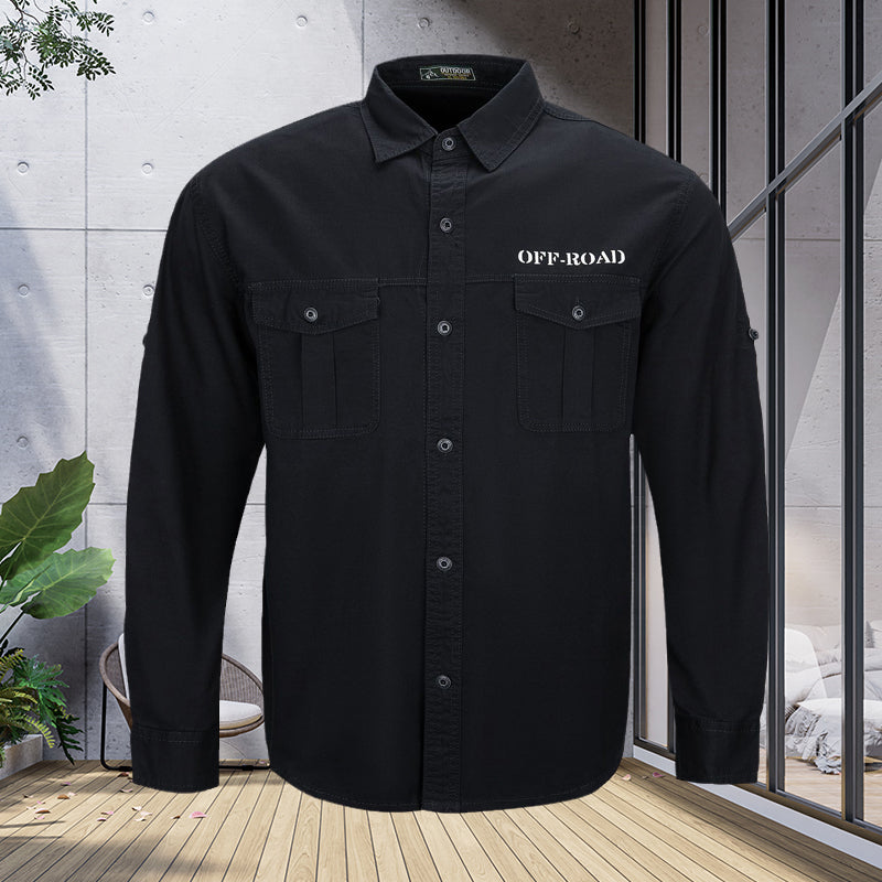 Men's Cotton Cargo Shirt