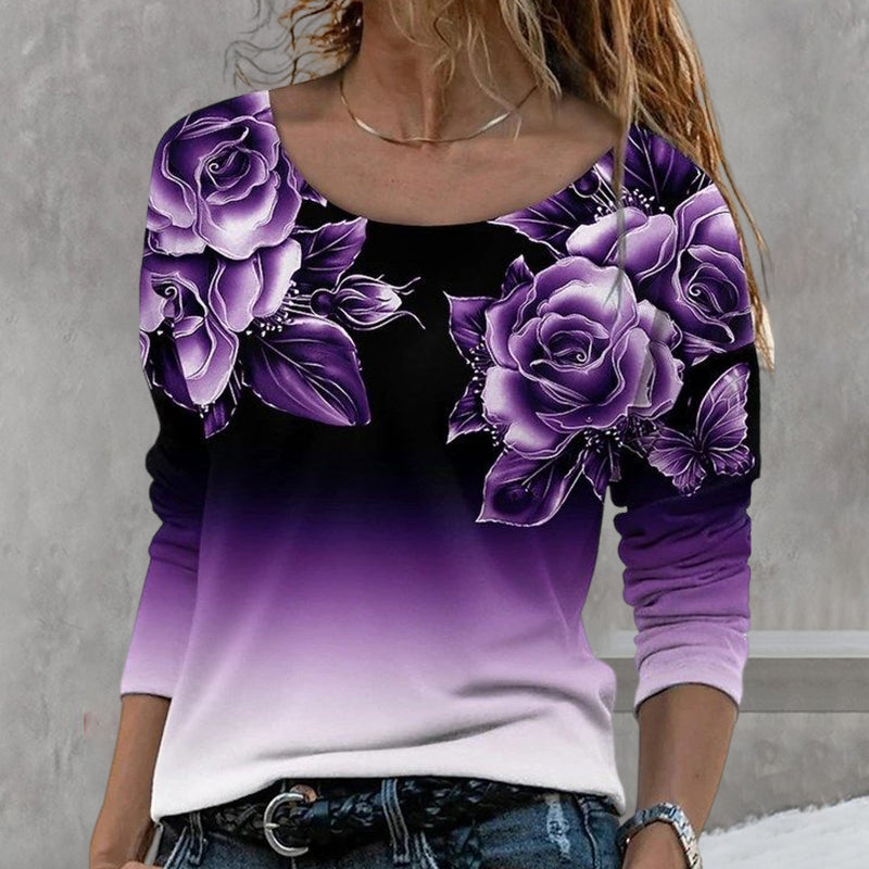 Crew Neck Casual 3D Print T-Shirt