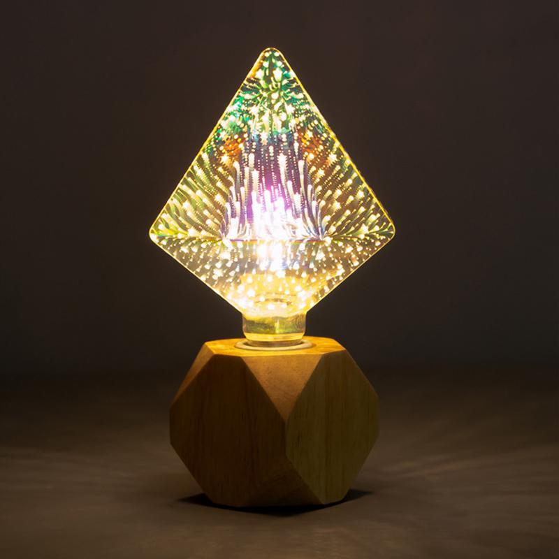3D Fireworks Decorative LED Light Bulb