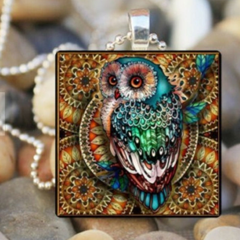 Insect Glass Pendant Necklace