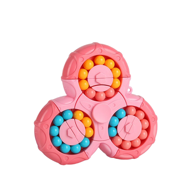 Puzzle Rotating Magic Beans Rubik's Cube Spinning Top