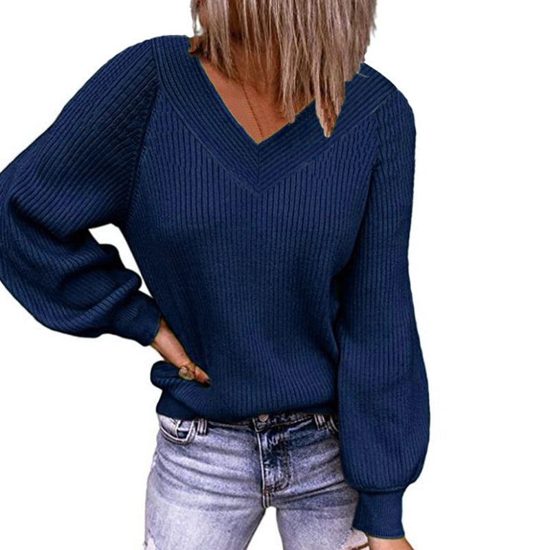 Womens V Neck Sweaters