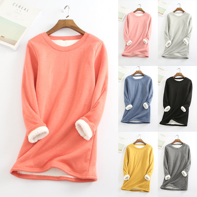 Casual Warm Round Neck Sweatshirt