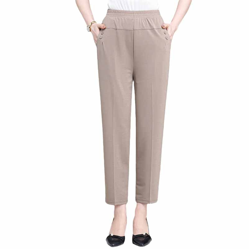 High Waist Cropped Trousers