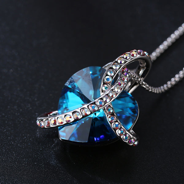 Infinity Love Crystal Necklace