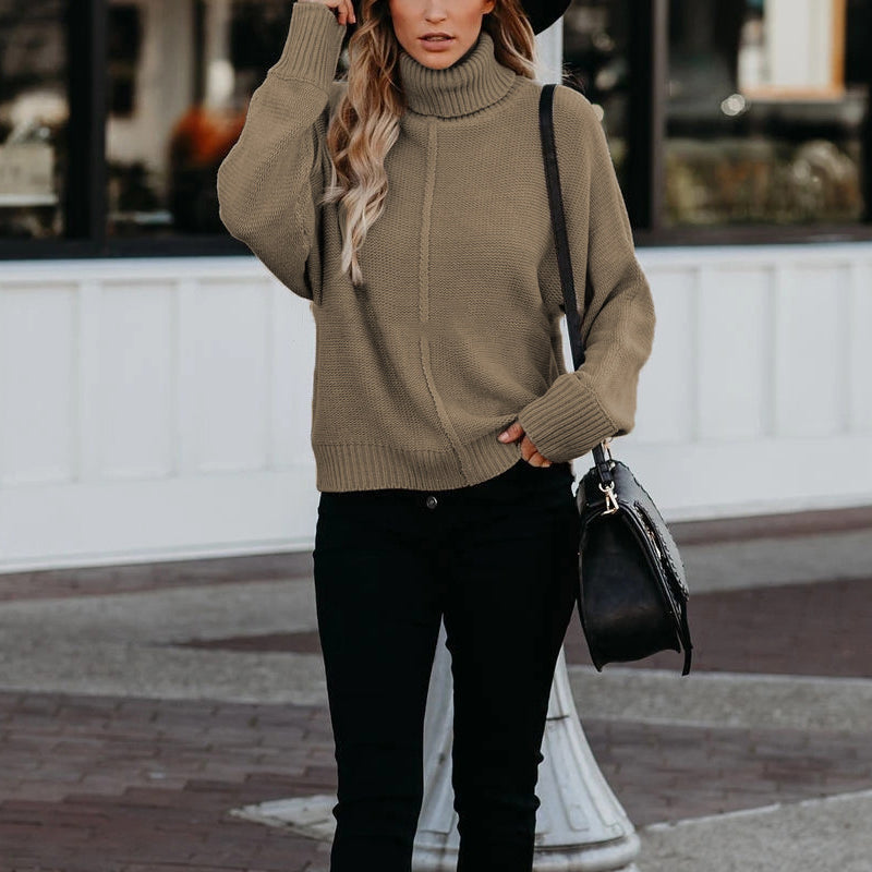 Knitted Turtleneck Sweater