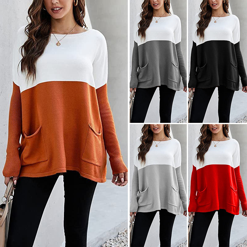 Loose Knit Long Sleeve Sweater