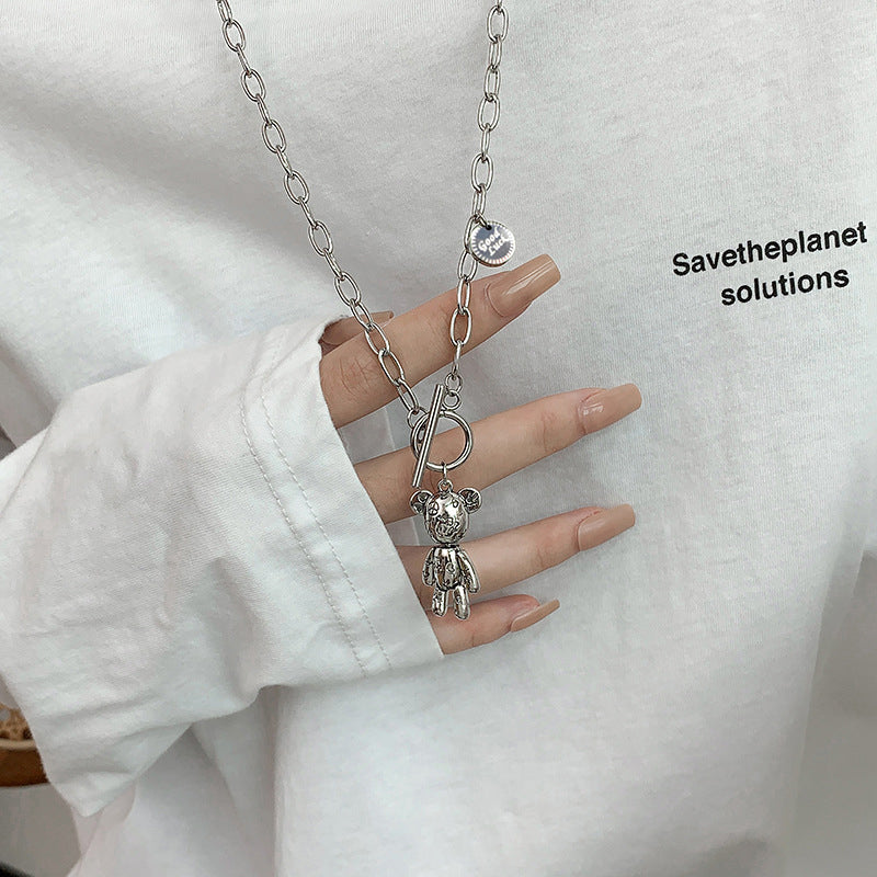 Bear Titanium Pendant for Sweater