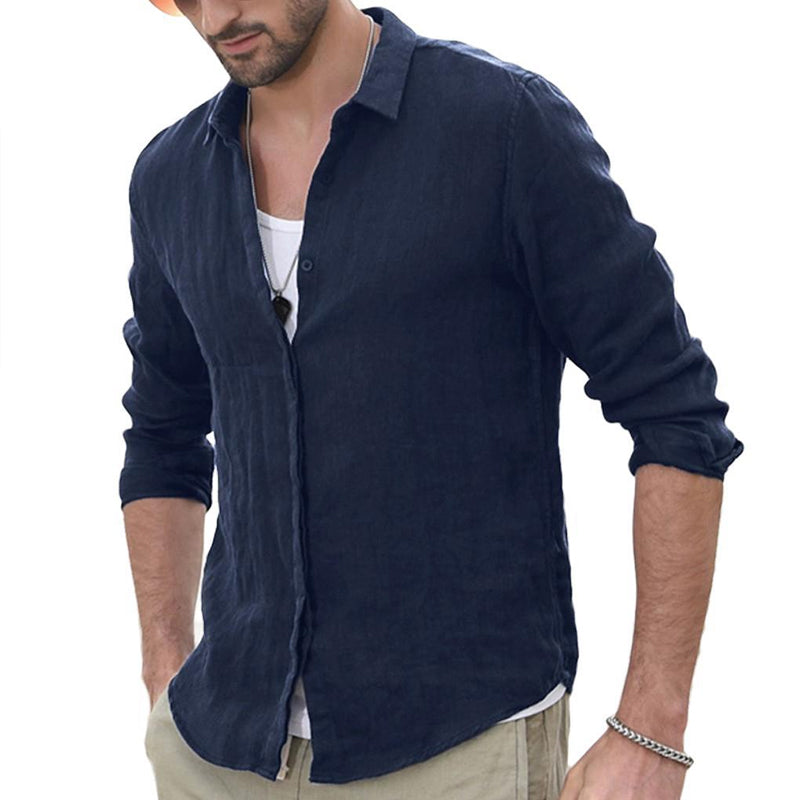 Men's Cotton Linen Shirt