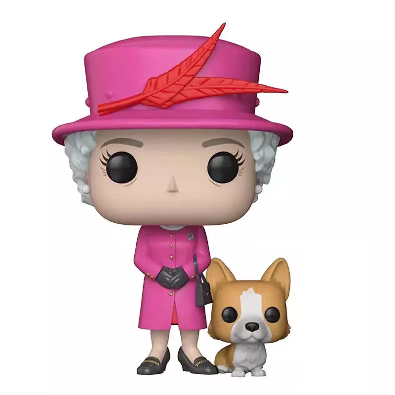 Queen Elizabeth II with Corgi - Christmas Ornament