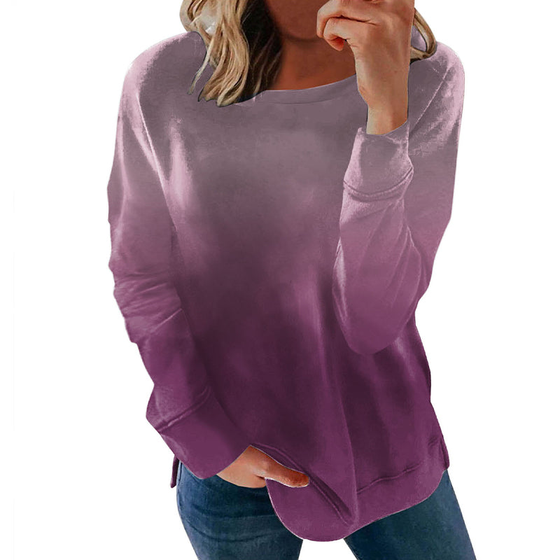 Gradient Polo Crewneck Sweatshirt