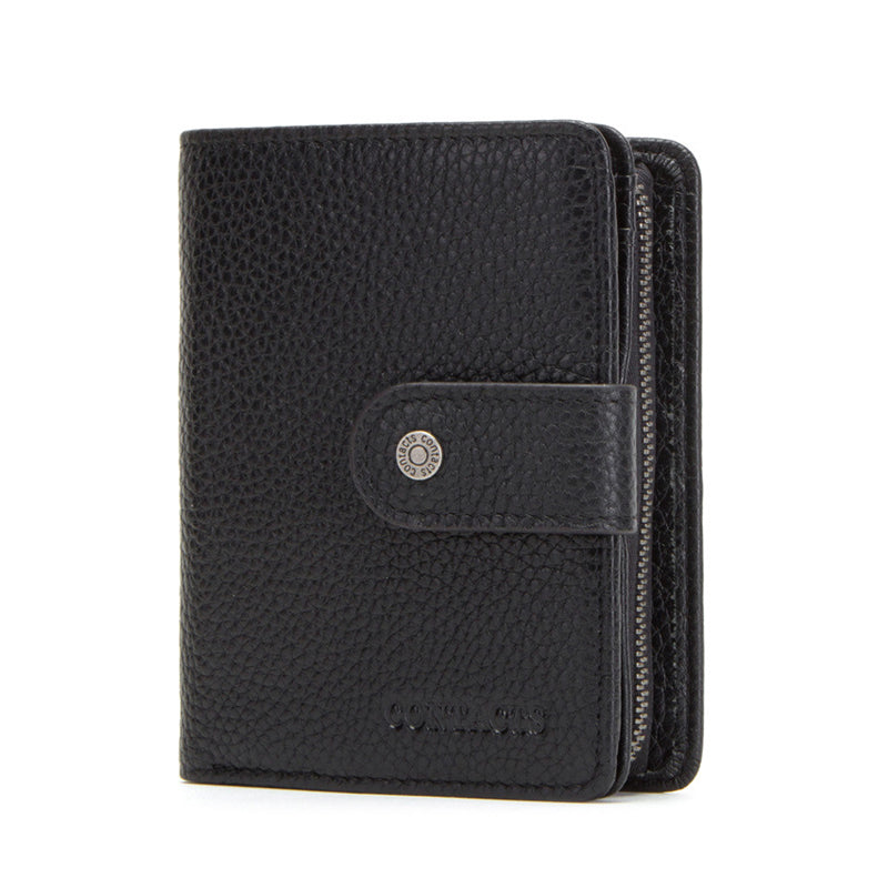 Genuine Leather Passport Holder Cover Wallet with Multi Card Slots