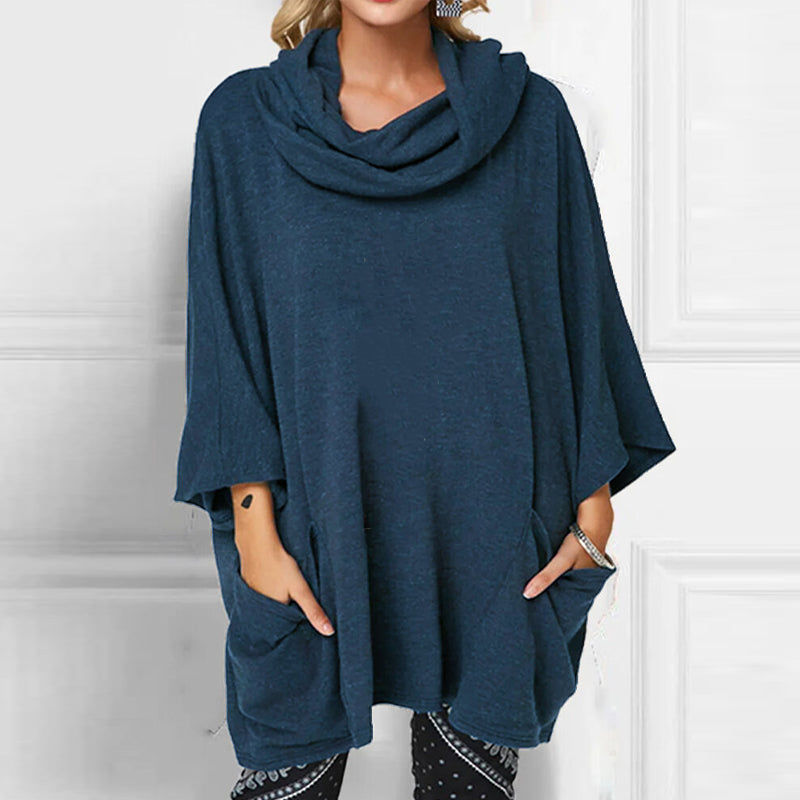 Casual Three-quarter Sleeve Loose Large Size Knitted Tops