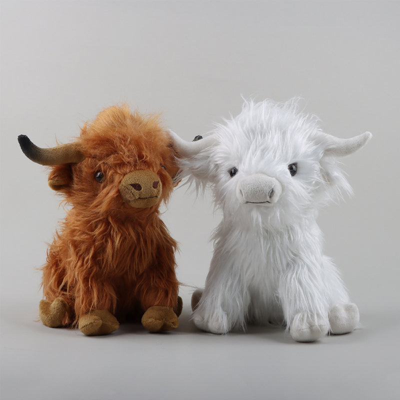 Highland Cow Wearing Flowers