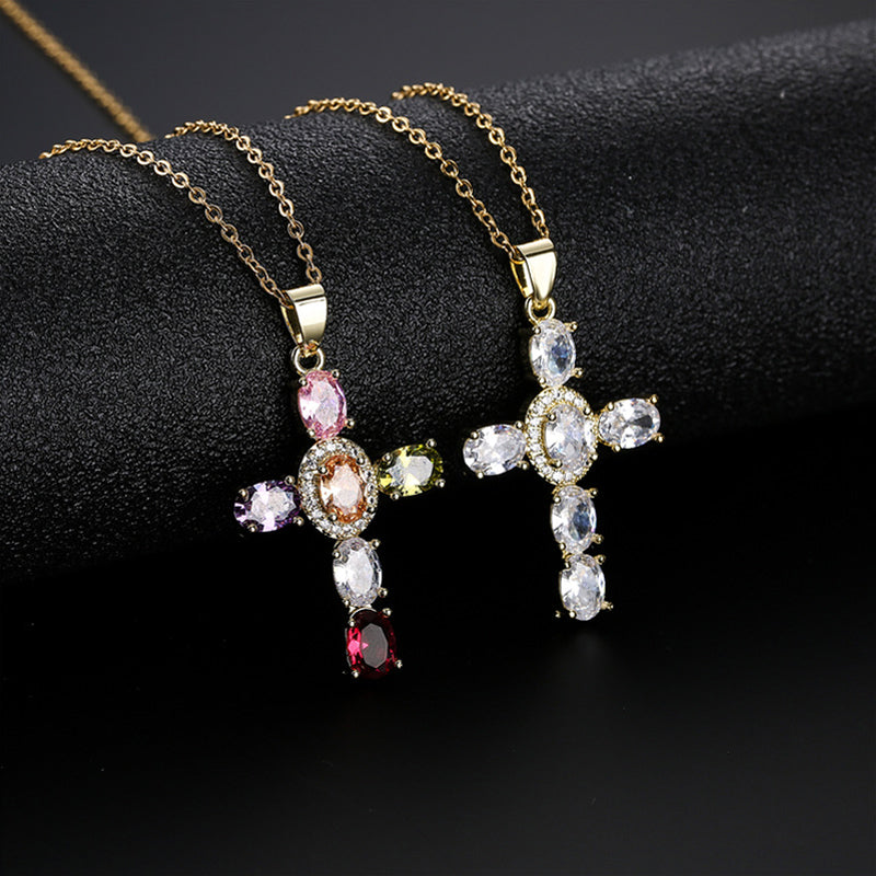 COLLAR CRUZ LUMINOSA