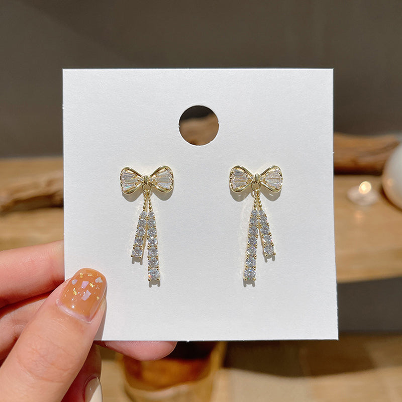 Butterfly Rhinestone Earrings