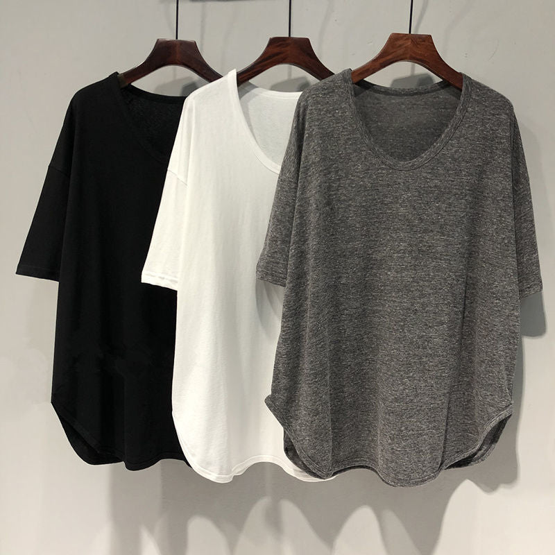 Plus Size U Neck T-Shirt