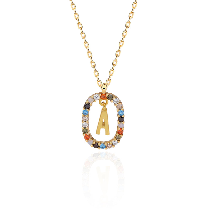 Letter Pendant Necklace