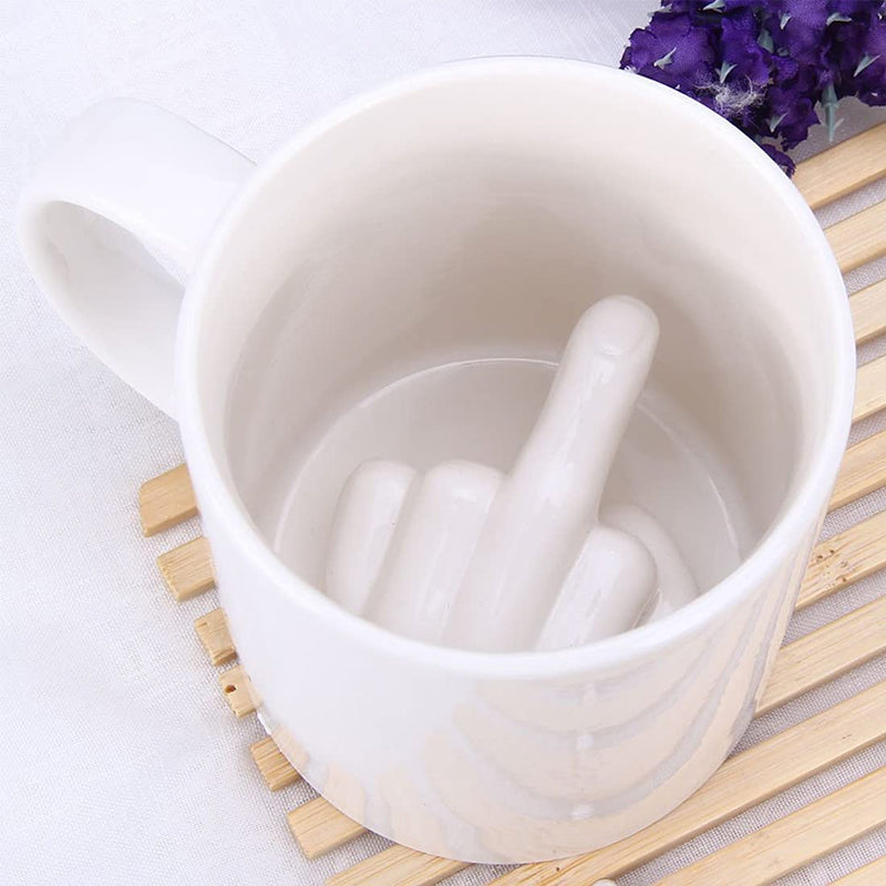 Personalised ceramic long finger cup