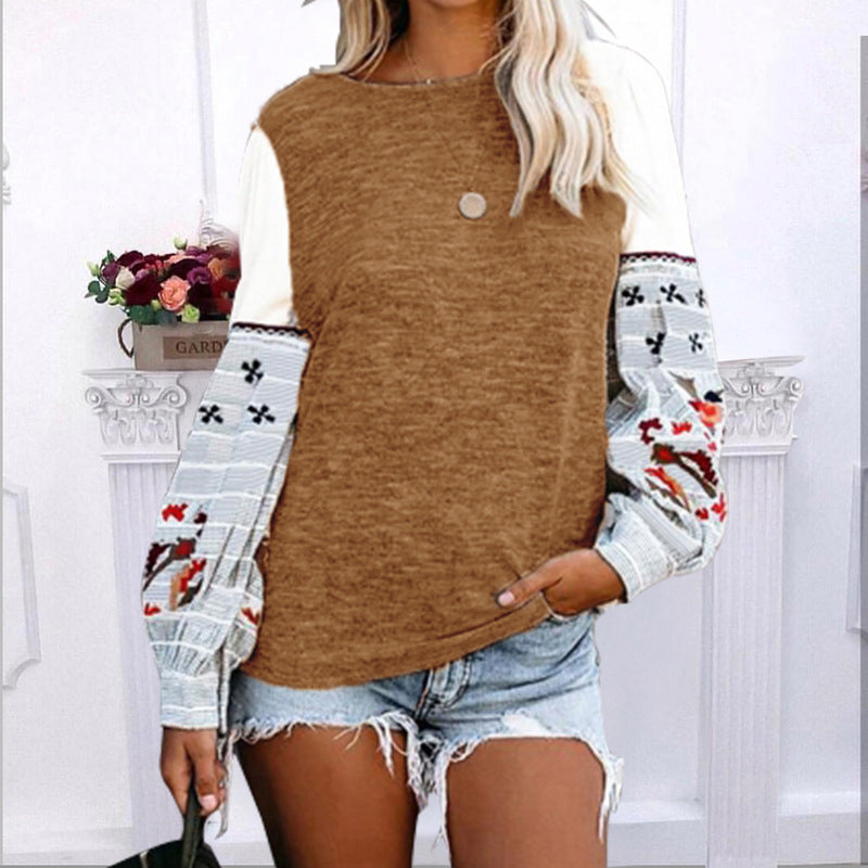 Long Sleeve Printed Sweatshirt