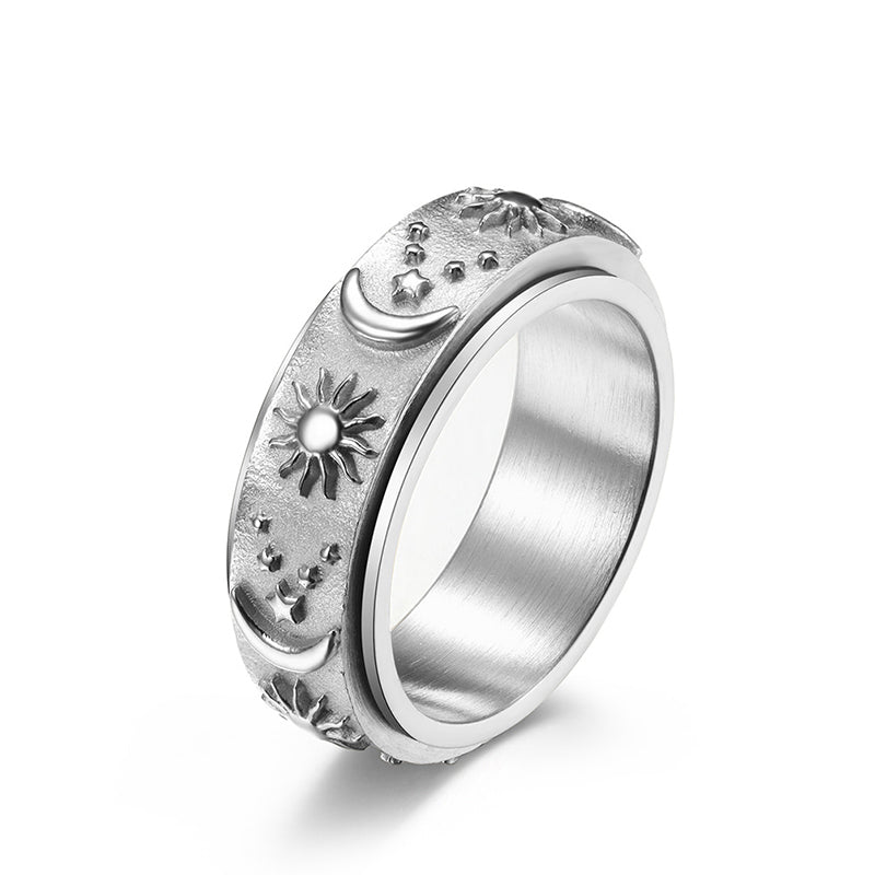 Sterling Silver Rings for Anxiety