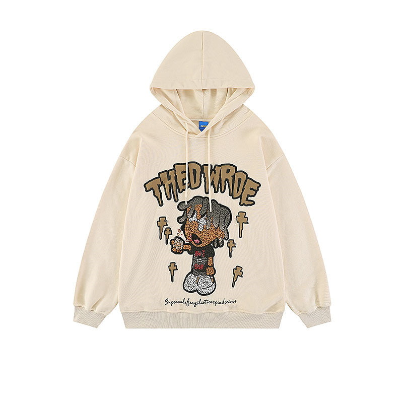 Autumn print hoodie