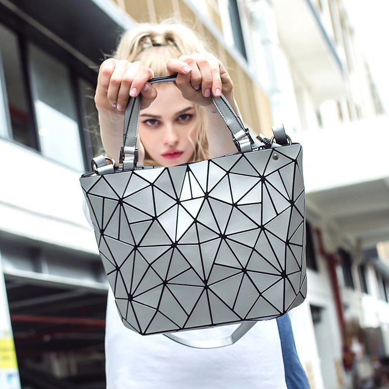 Geometric Luminous Handbag