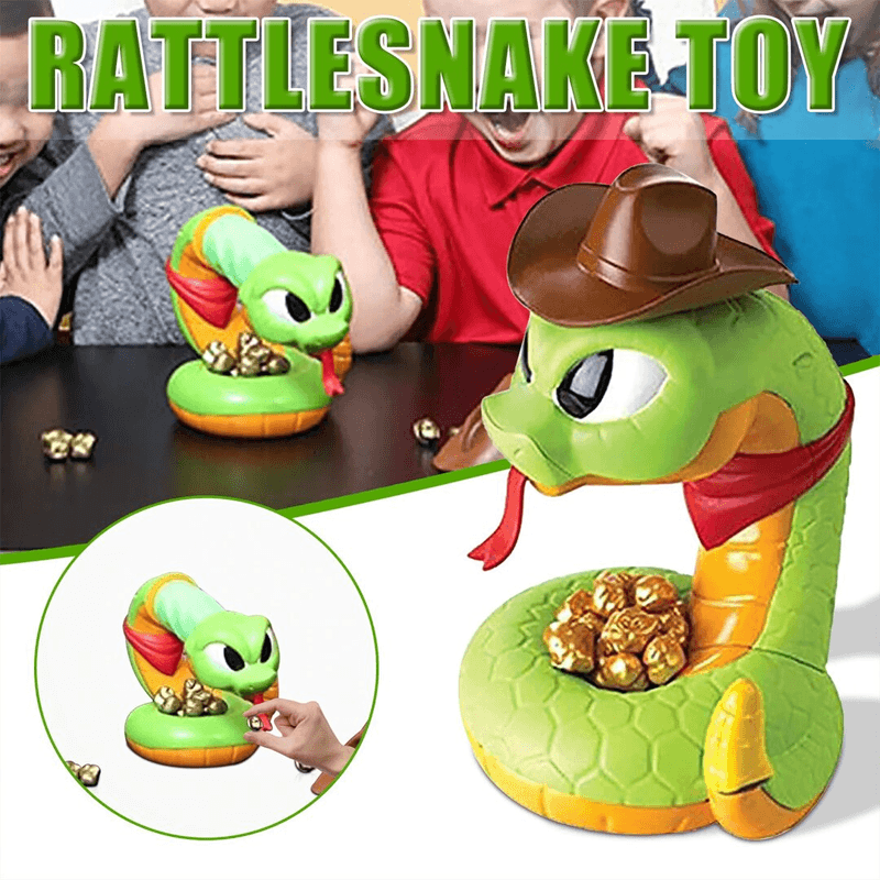 Electric tricky and scary rattlesnake toy