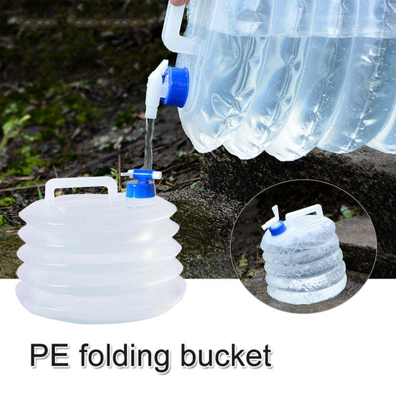 Collapsible Water Container with Spigot