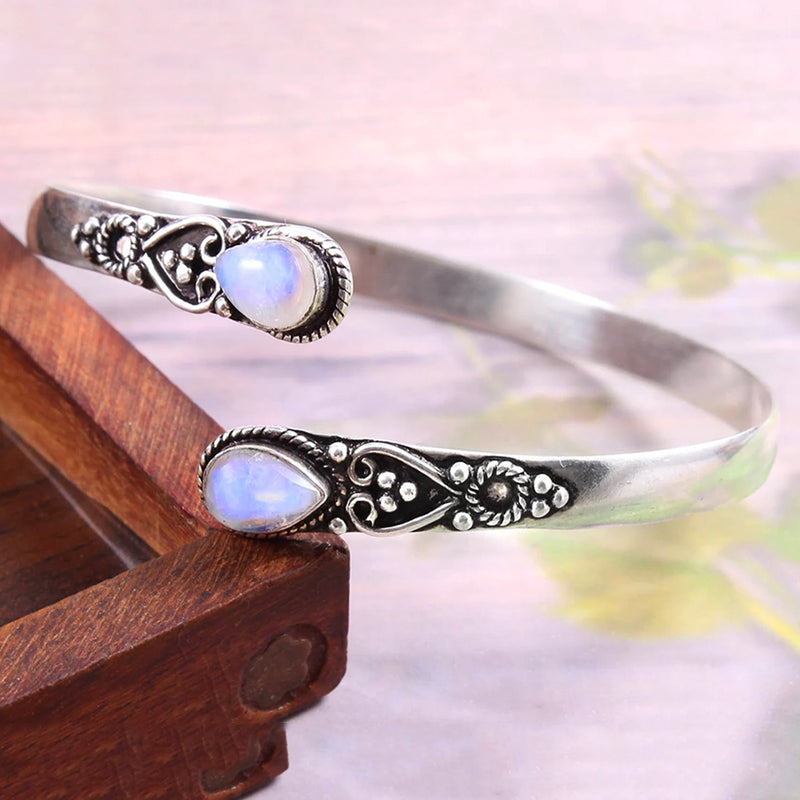 Inlaid Green Onyx Bracelet