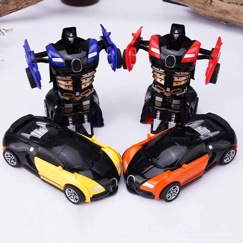 Children Automatic Transformation Robot Car Model